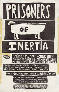 Prisoners of Inertia (Original theatrical premiere poster for the 1989 film at San Francisco's Roxie Cinema)