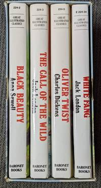 cover of Great Illustrated Classics 4 Volume Set: Call of the Wild, White Fang, Black Beauty, Oliver Twist