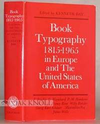image of BOOK TYPOGRAPHY, 1815-1965 IN EUROPE AND THE UNITED STATES OF AMERICA
