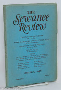 cover of The Sewanee Review: vol. 64, #4, Autumn 1956: The Frontiers of Criticism