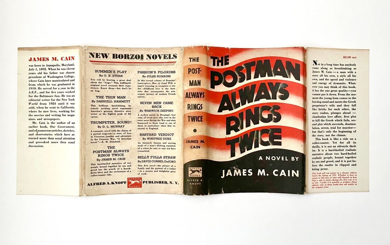 The Postman Always Rings Twice by James M. Cain | Hardcover | 1934