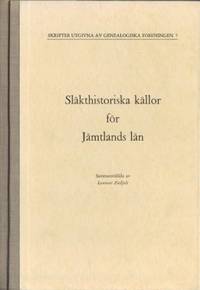 Släkthistoriska källor för Jämtlands län.