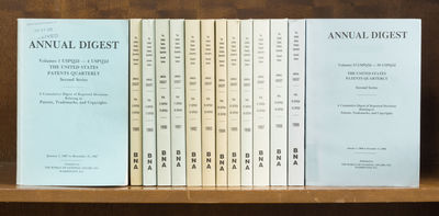 United States Patents Quarterly 2d. Cum Dig Vols. 1-56 (1987-2000)