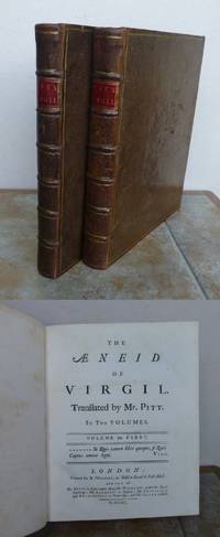 AENEID  in XII BOOKS. by VIRGILIUS, Maro Publius.  PITT TRANSLATION.: