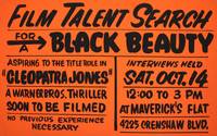 Film Talent Search for a Black Beauty Aspiring to the Title Role in "Cleopatra Jones