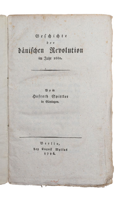 Geschichte der Dänischen Revolution im Jahre 1660.