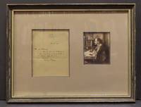 Framed Handwritten Letter addressed to a Mr. Hedman, with Portrait by Rudyard Kipling - December 10, c. 1898 - from William Chrisant & Sons' Florida Book Shop, ABAA, ILAB, FABA (SKU: 6544)
