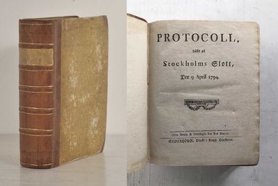 Protocoll, hållit på Stockholms slott, den 9…