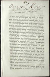 cover of Peace with Mexico
