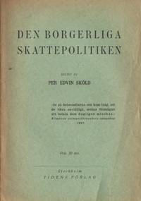 Den borgerliga skattepolitiken.