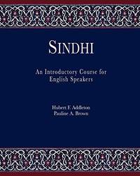 Sindhi: An Introductory Course for English Speakers