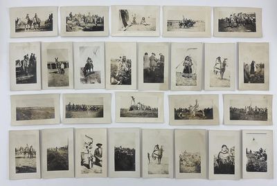 [Fifty-Four Real Photo Postcards of Montana Native Americans by Thomas B. Magee]