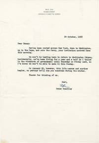 image of Typed Letter Signed from Peter Benchley to Daniel Selznick, 1968