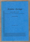 Hidden Springs: Or, Abe Grew Strong in Indiana : a Play in Four Acts with  Prologue and Epilogue