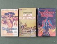 H. Rider Haggard set lot of 3: King Solomon's Mines / Allan Quartermain
