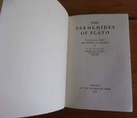 THE PARAMENIDES OF PLATO by Taylor, A.E - 1934