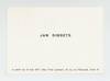 Exhibition postcard: Jan Dibbets (opens 12 May 1977)