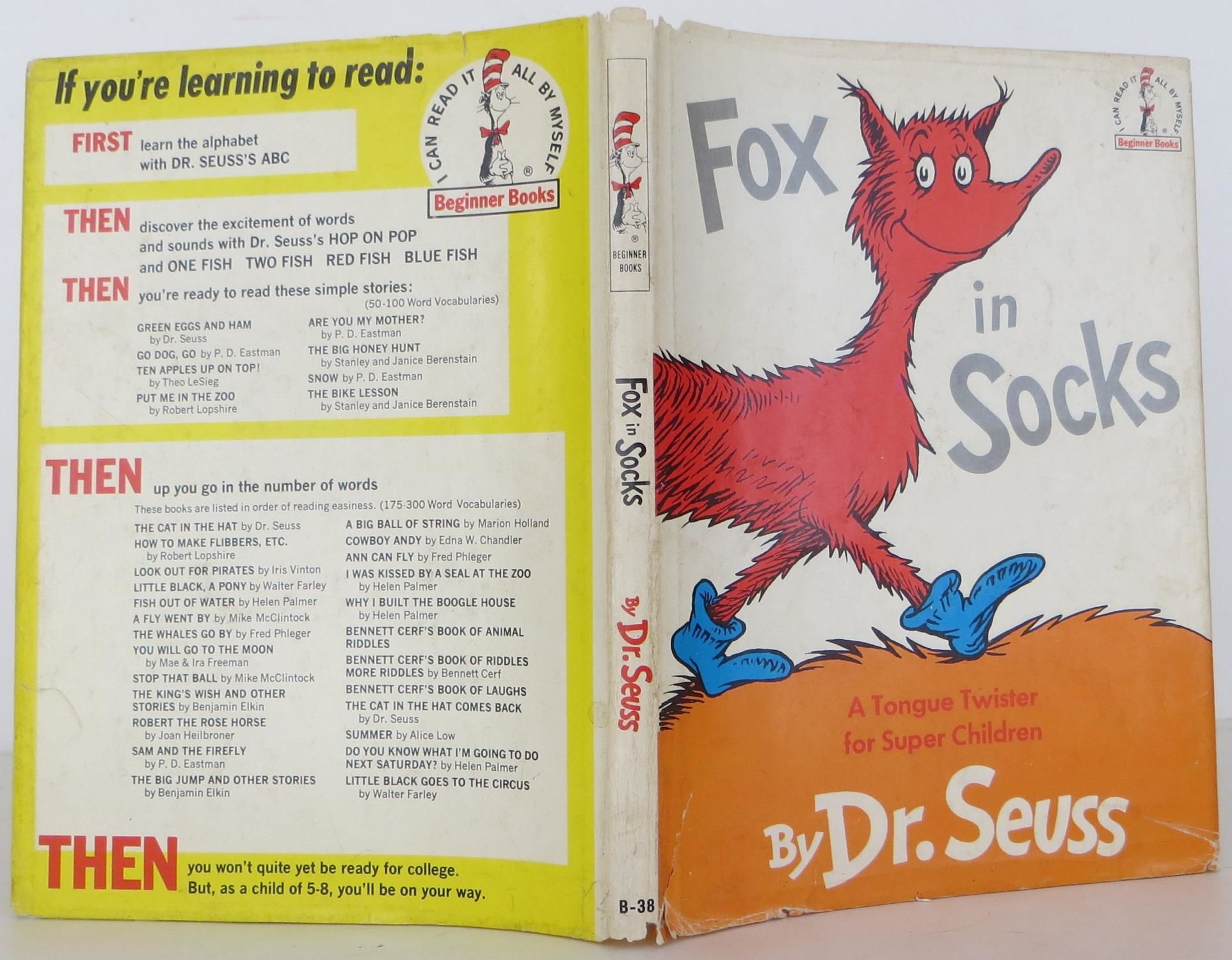 fox in socks first edition fox in socks first edition