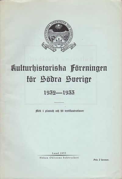 Kulturhistoriska föreningen för Södra Sverige…