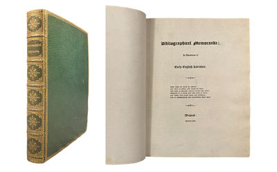 Bibliographical Memoranda; in Illustration of…