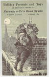 [COLLECTIBLES] [HOLIDAY ADVERTISING CARD] HOLIDAY PRESENTS AND TOYS AT REDUCED PRICES AT KIERSKI & CO’S BOOK STORE. 90 SOUTH C STREET, VIRGINIA CITY