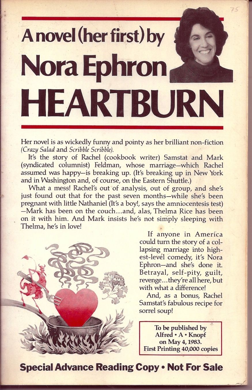HEARTBURN by EPHRON, Nora - 1980