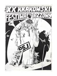 XX Krakowski Festiwal Jazzowy - Recorder player atop a trash can