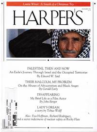 cover of HARPER's: AFROCENTRISM & BLACK ANGER, PALESTINE, ROCKY FLATS COVER-UP
