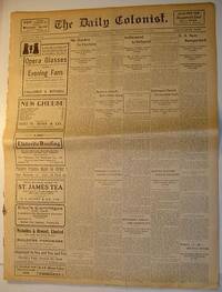The (Victoria, British Columbia) Daily Colonist Newspaper: Wednesday, October 26, 1904 Issue by Multiple Contributors - Paperback - First Edition - 1904 - from RareNonFiction.com (SKU: 349a7747)