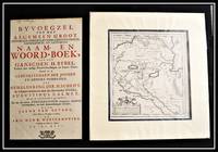 cover of Original Map Earthly Paradise (Eden) with Title Page from Dutch Theological Encyclopedia c1725