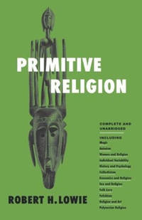 Primitive Religion Pprpprs Centenniel Ed