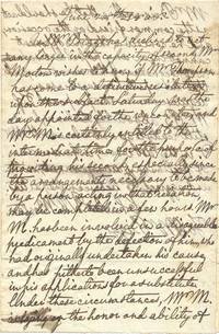 A Document About A Duel: Mr. Biggs Has Declined To Act Any Longer In The Capacity Of SecondHis Reputation Requires An Acquiescence In The Proposal