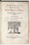 View Image 2 of 3 for COLLECTED WORKS OF FRANÇOIS VIÈTE“THE FATHER OF ALGEBRA” WITH 3 VOLVELLESFrancisci Vietae Oper... Inventory #5430