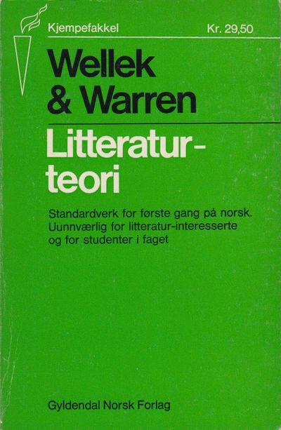 Litteraturteori. Oversatt av Haakon Hofgaard…