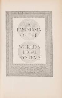 A Panorama of the World's Legal Systems. Library edition