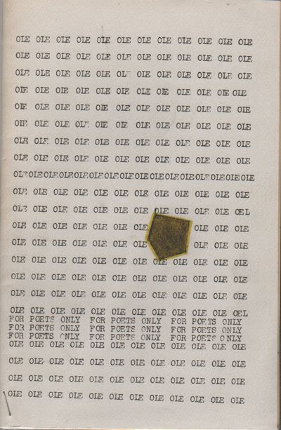 OLE: Dedicated to the Cause of Making Poetry Dangerous - Vol. 1 No. 1