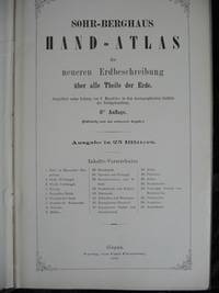 SOHR-BERGHAUS HAND-ATLAS DER NEUEREN ERDBESCHREIBUNG ÜBER ALLE THEILE DER ERDE. (photo 2)