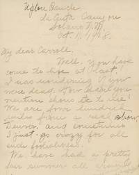 1908 Letter from a Young Woman Homesteading in Rural New Mexico, Including a Description of an Armed Conflict with a Sheriff