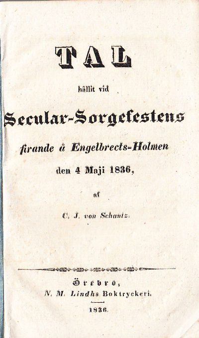 Tal hållet vid secular-sorgefestens firande å…