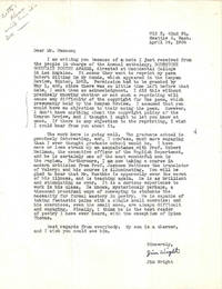 TYPED LETTER SIGNED (TLS) to John Crowe Ransom Praising Theodore Roethke
