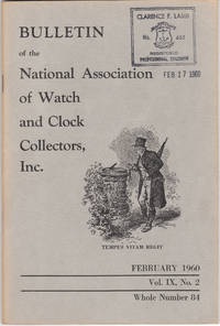 cover of Bulletin for the National Association of Watch and Clock Collectors February 1960