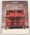Sotheby's: Important American Furniture, Folk Art, Folk Paintings and Silver. New York - Saturday, October 24, 1987 - Sale 5622 "PRIOR"