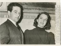 Original photograph of William Wyler and Margaret Tallichet, 1938