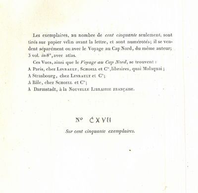 Vues de la Suède, de la Finlande, et de la Laponie, depuis le détroit du Sund jusqu’au Cap Nord, composant un atlas de vingt-quatre planches dessinées sur les lieux, gravées à Londres par les meilleurs artistes, d’après les dessins originaux, avec un texte explicatif. (photo 2)