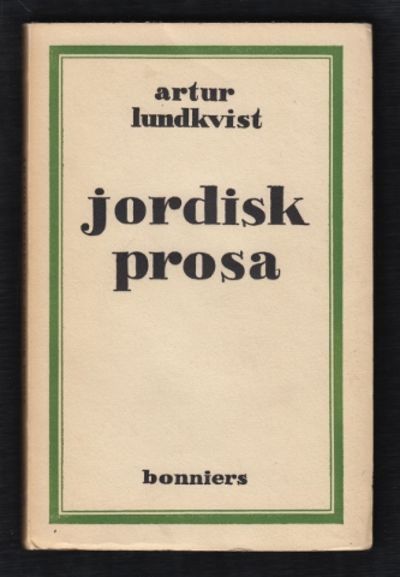 Jordisk prosa.