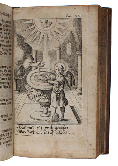 Kleine Kinder-bibel Darinnen die vornehmstens Glaubeslehren und Lebenspflichten, zum bedsten der ganzen jugend. 2 vols. (photo 6)