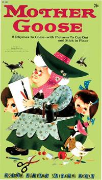 cover of MOTHER GOOSE: 8 Rhymes To Color - with Pictures To Cut Out and Stick in Place