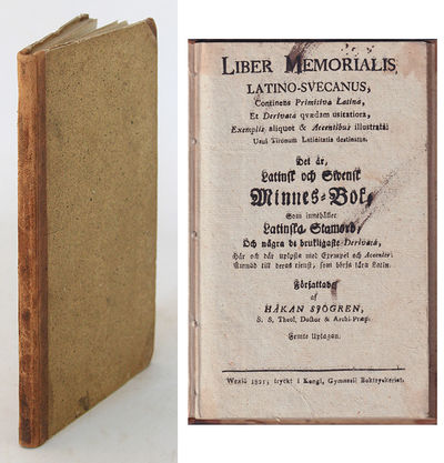 Liber memorialis latino-svecanus, continens…