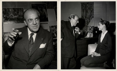 HEITOR VILLA-LOBOS, AUDREY HEPBURN [1958] Photo archive