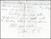 Signed: Gordon Onslow-Ford Letter, September 12th, 1990